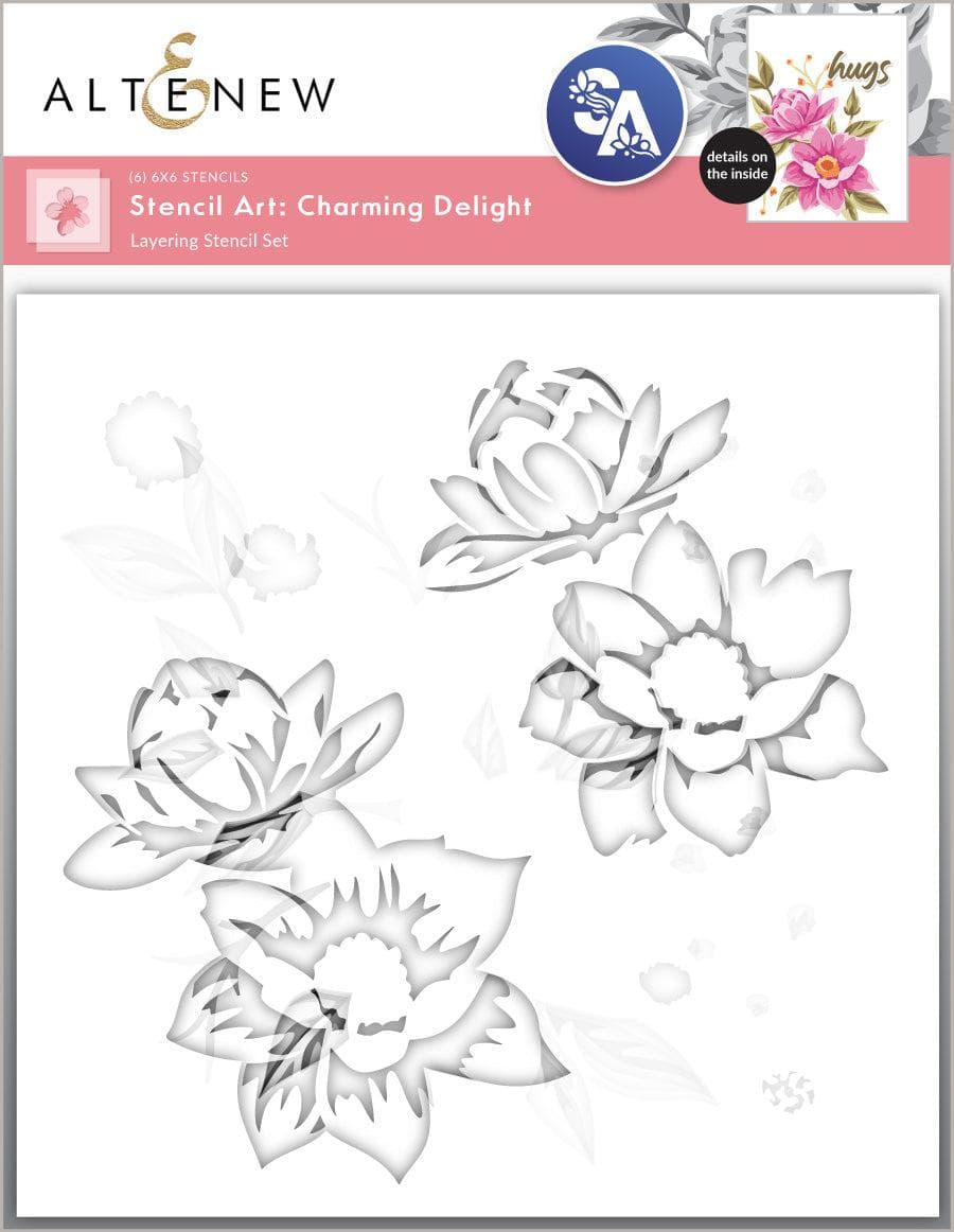 Stencil Art: Charming Delight & Add-on Die Bundle