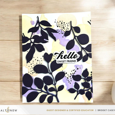 Stencil Art: Nature Splashes and Add-on Die Bundle