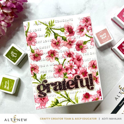 Stencil Art: Painted Geraniums & Add-on Die Bundle