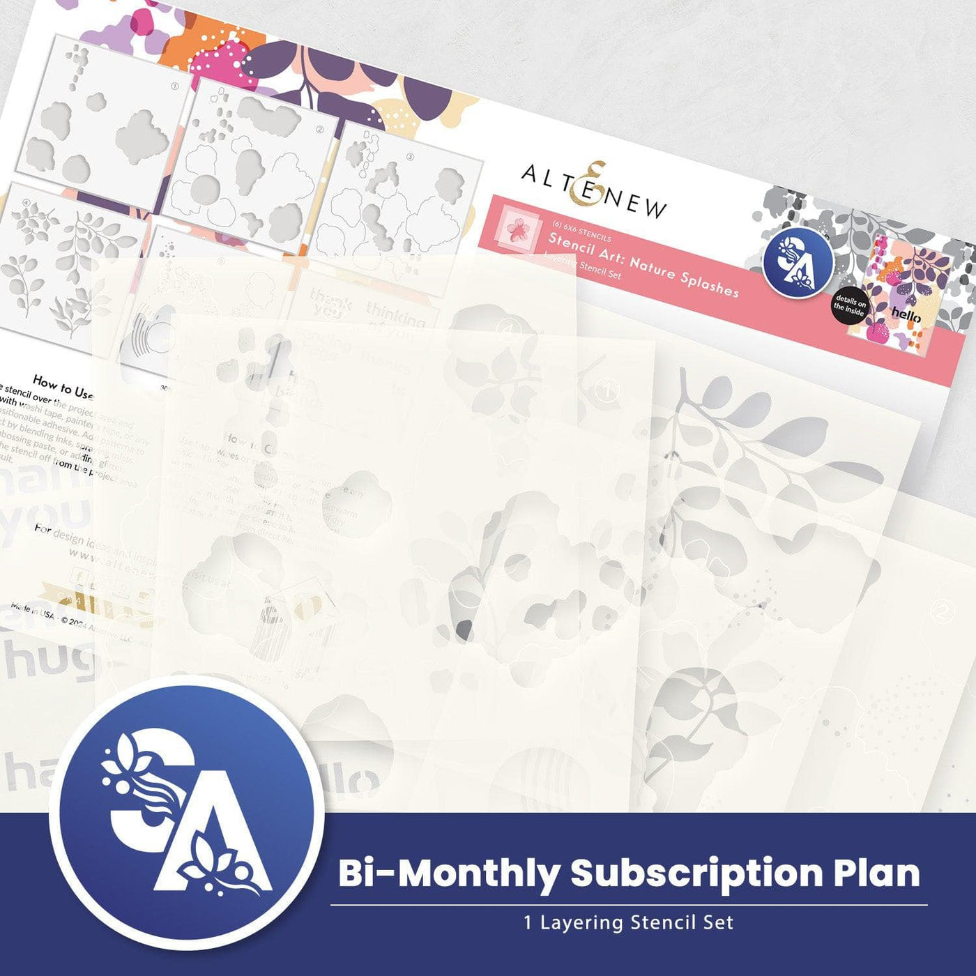 Stencil Art Bi-Monthly Subscription Plan