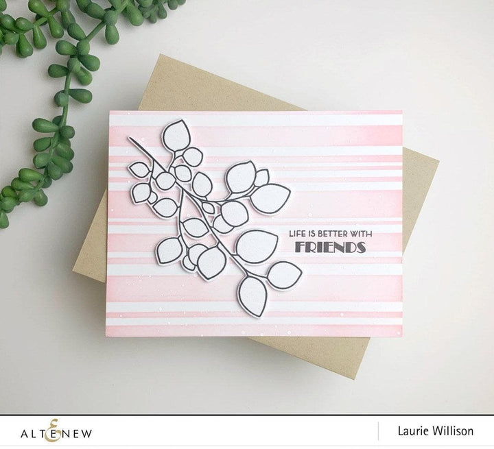 Photocentric Stencil Beach Towel Stripes Stencil