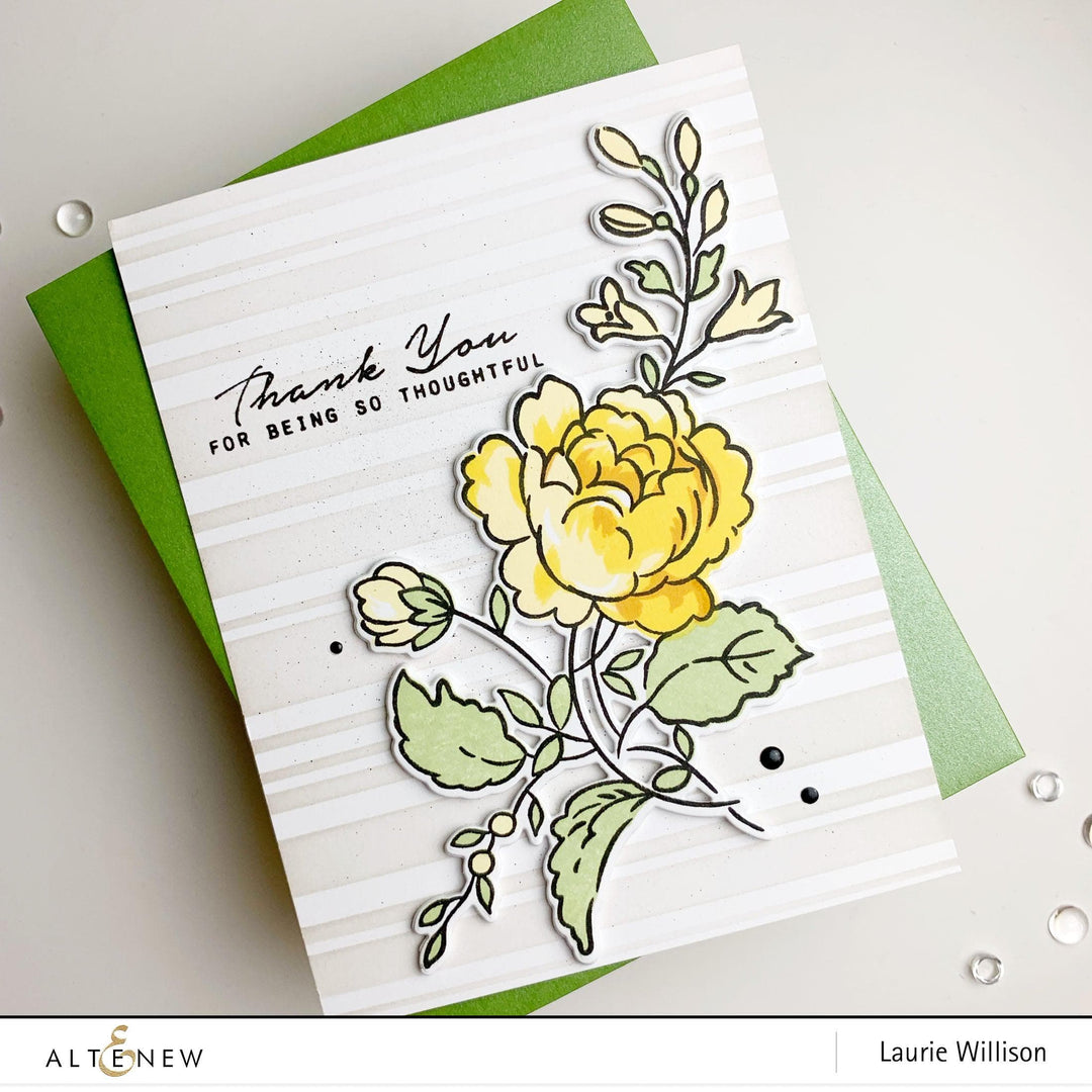 Photocentric Stencil Beach Towel Stripes Stencil