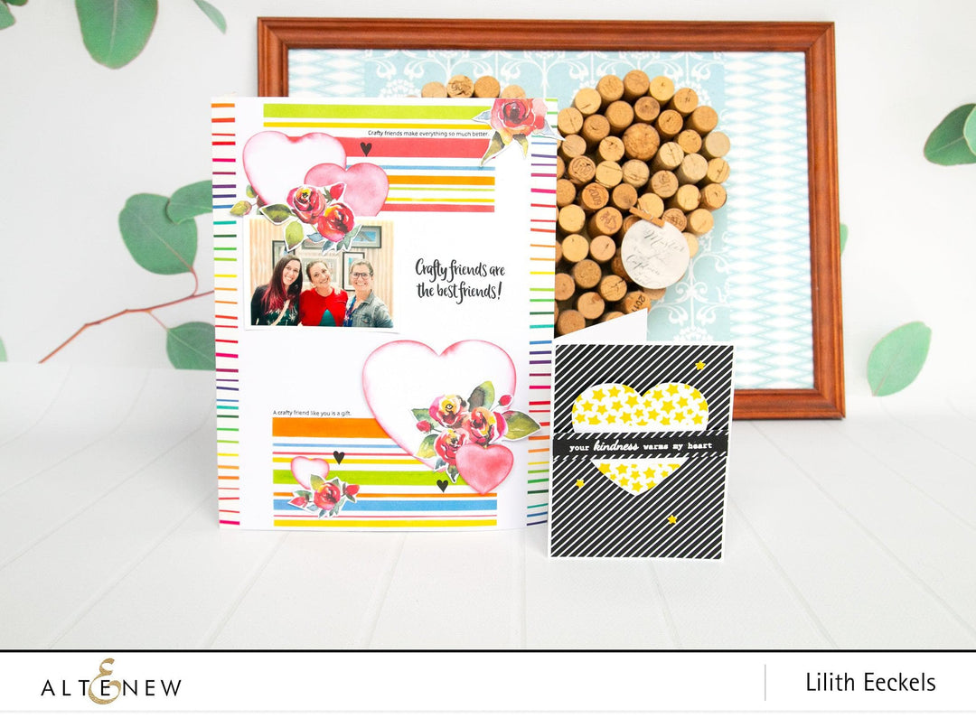 Photocentric Stencil Beach Towel Stripes Stencil