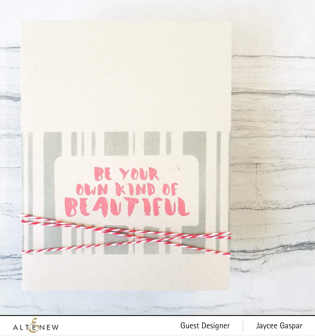 Photocentric Stencil Beach Towel Stripes Stencil