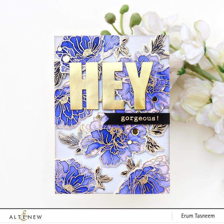 Photocentric Stencil Beautiful Peony Mask Stencil