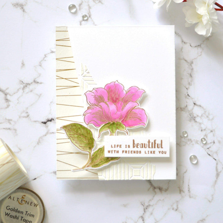 Photocentric Stencil Beveled Squares Stencil