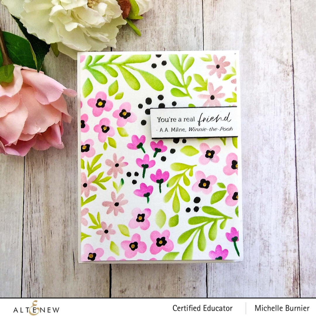 Photocentric Stencil Blooming Flower Bed Stencil Set (3 in 1)