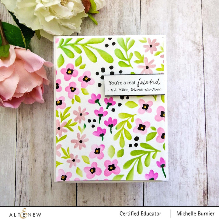 Photocentric Stencil Blooming Flower Bed Stencil Set (3 in 1)