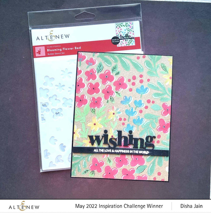 Photocentric Stencil Blooming Flower Bed Stencil Set (3 in 1)