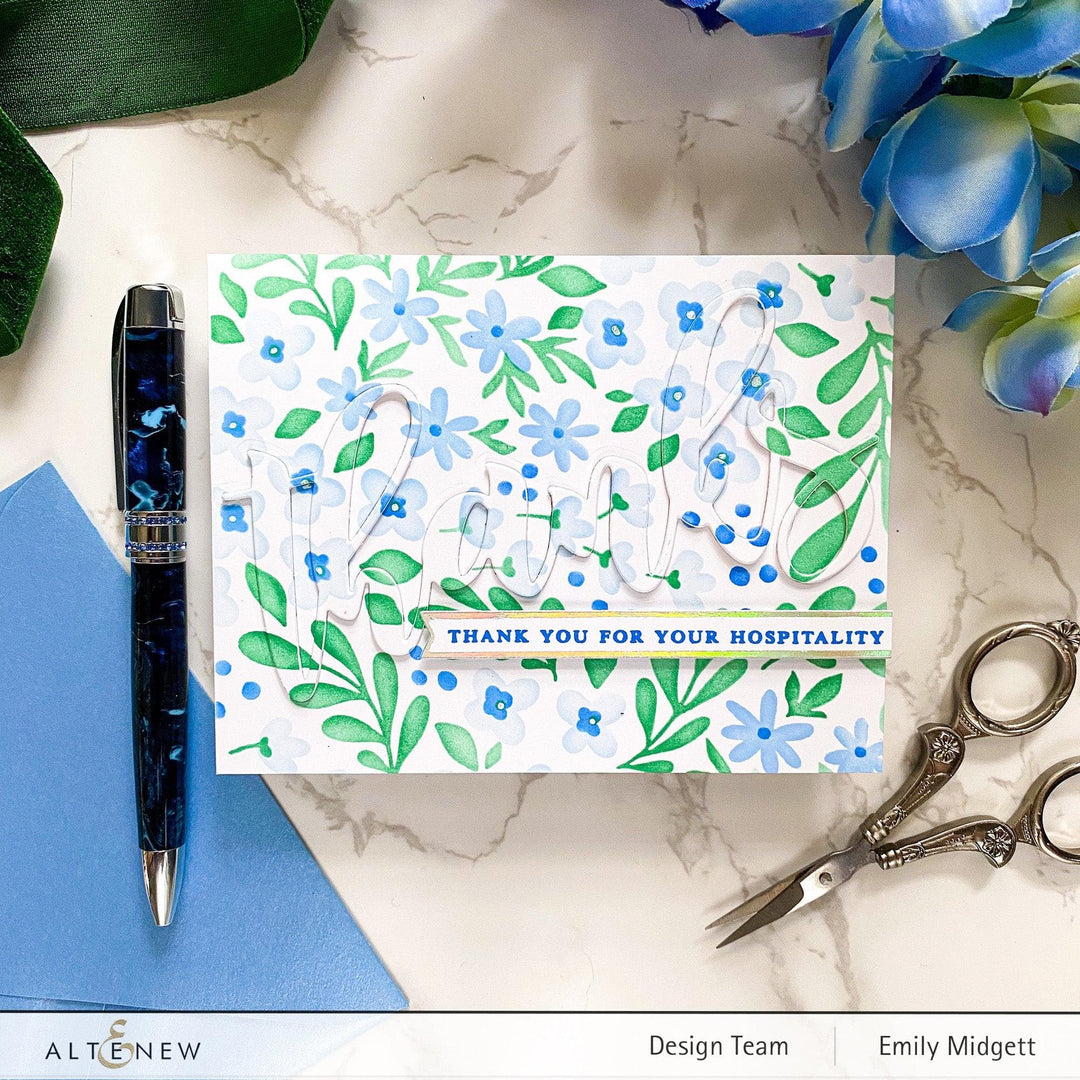 Photocentric Stencil Blooming Flower Bed Stencil Set (3 in 1)