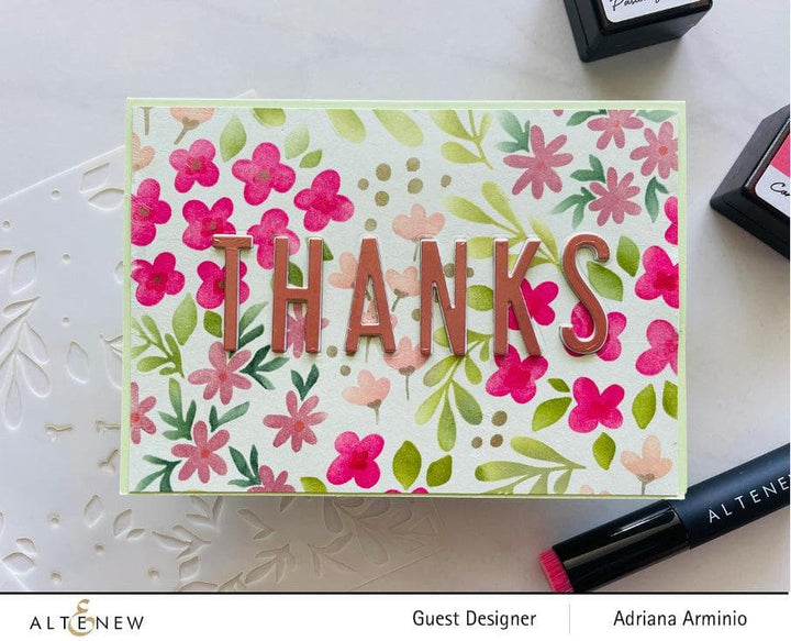 Photocentric Stencil Blooming Flower Bed Stencil Set (3 in 1)