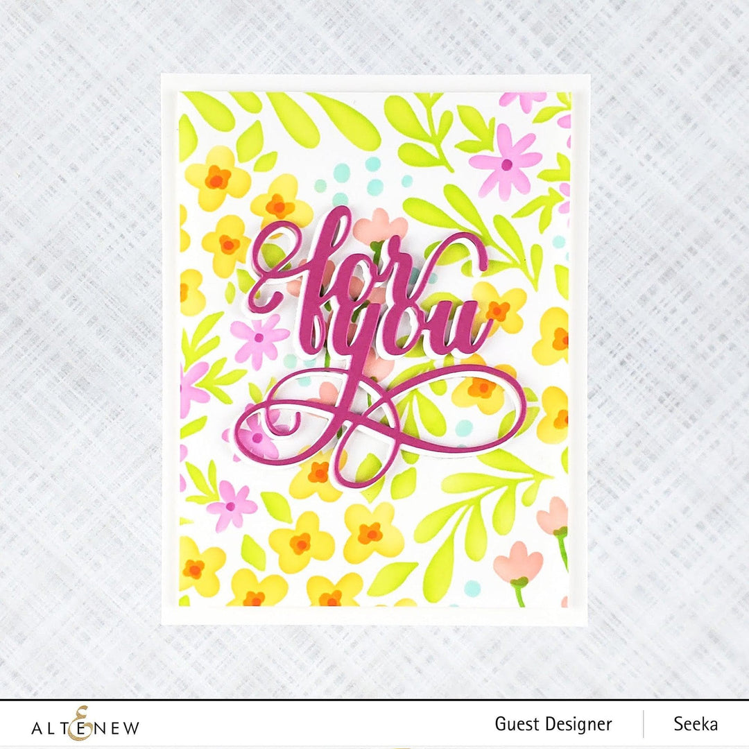 Photocentric Stencil Blooming Flower Bed Stencil Set (3 in 1)