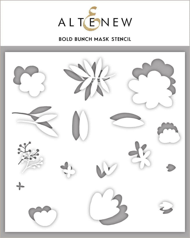 Photocentric Stencil Bold Bunch Mask Stencil