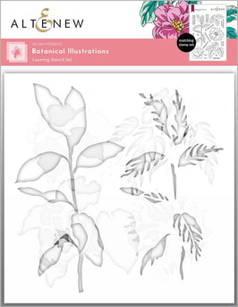 Botanical Illustrations Layering Stencil Set (4 in 1)