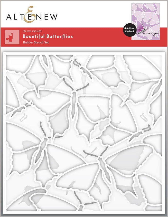 Photocentric Stencil Bountiful Butterflies Builder Stencil Set (3 in 1)