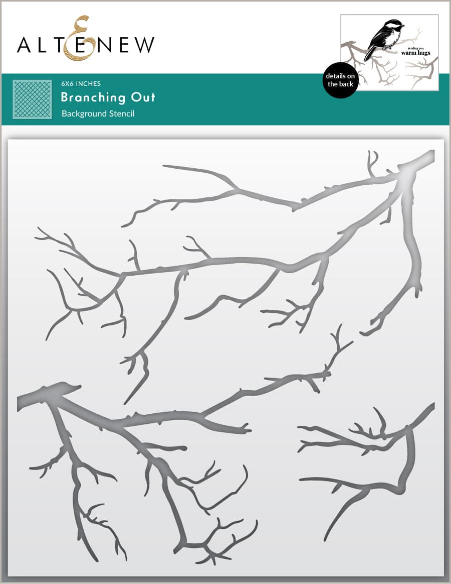 Branching Out Stencil