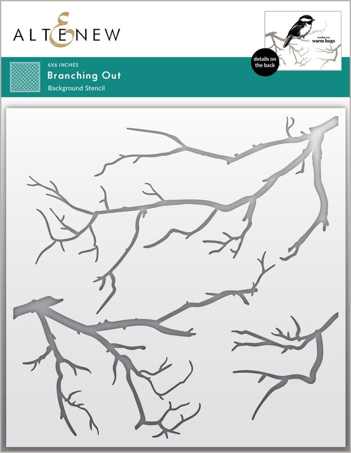 Branching Out Stencil
