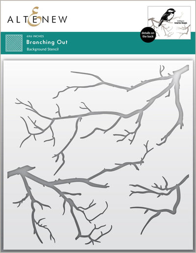 Branching Out Stencil
