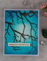 Branching Out Stencil