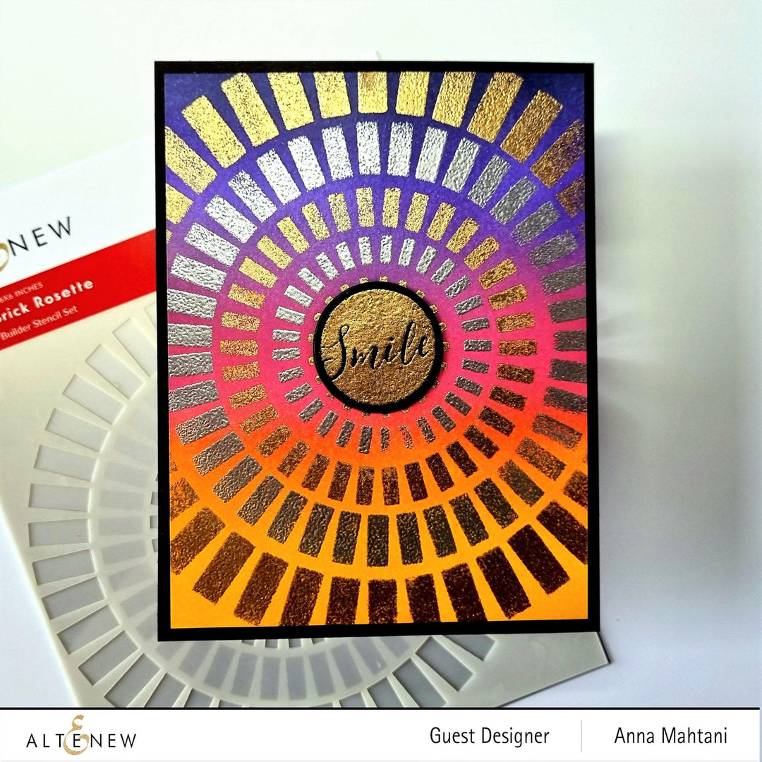 Photocentric Stencil Brick Rosette Builder Stencil Set (2 in 1)