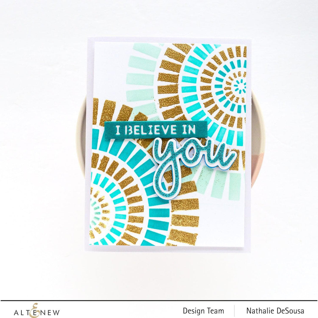 Photocentric Stencil Brick Rosette Builder Stencil Set (2 in 1)