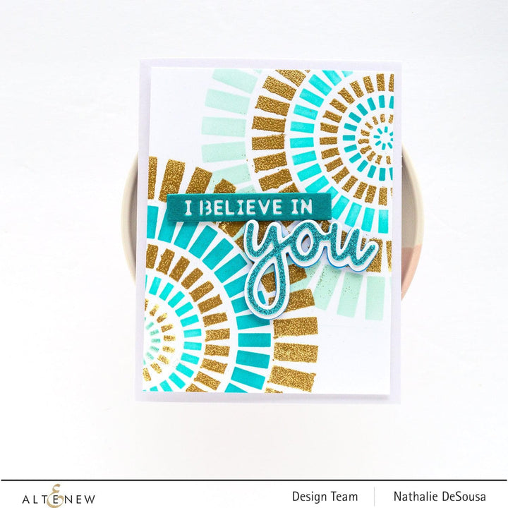 Photocentric Stencil Brick Rosette Builder Stencil Set (2 in 1)