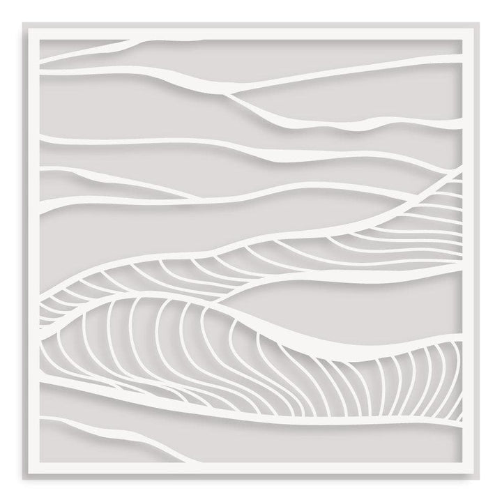 Brilliant Waves Background Stencil