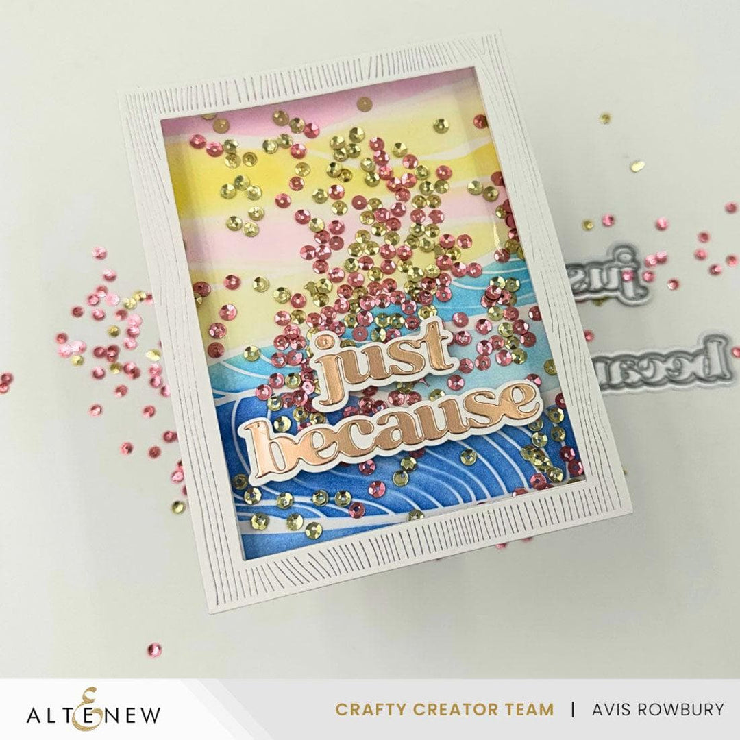 Brilliant Waves Background Stencil