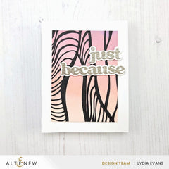 Brilliant Waves Background Stencil