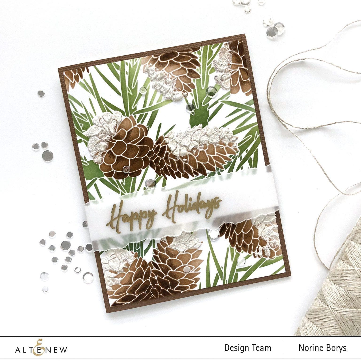 Classic Pines Stencil Set (2 in 1) – Altenew