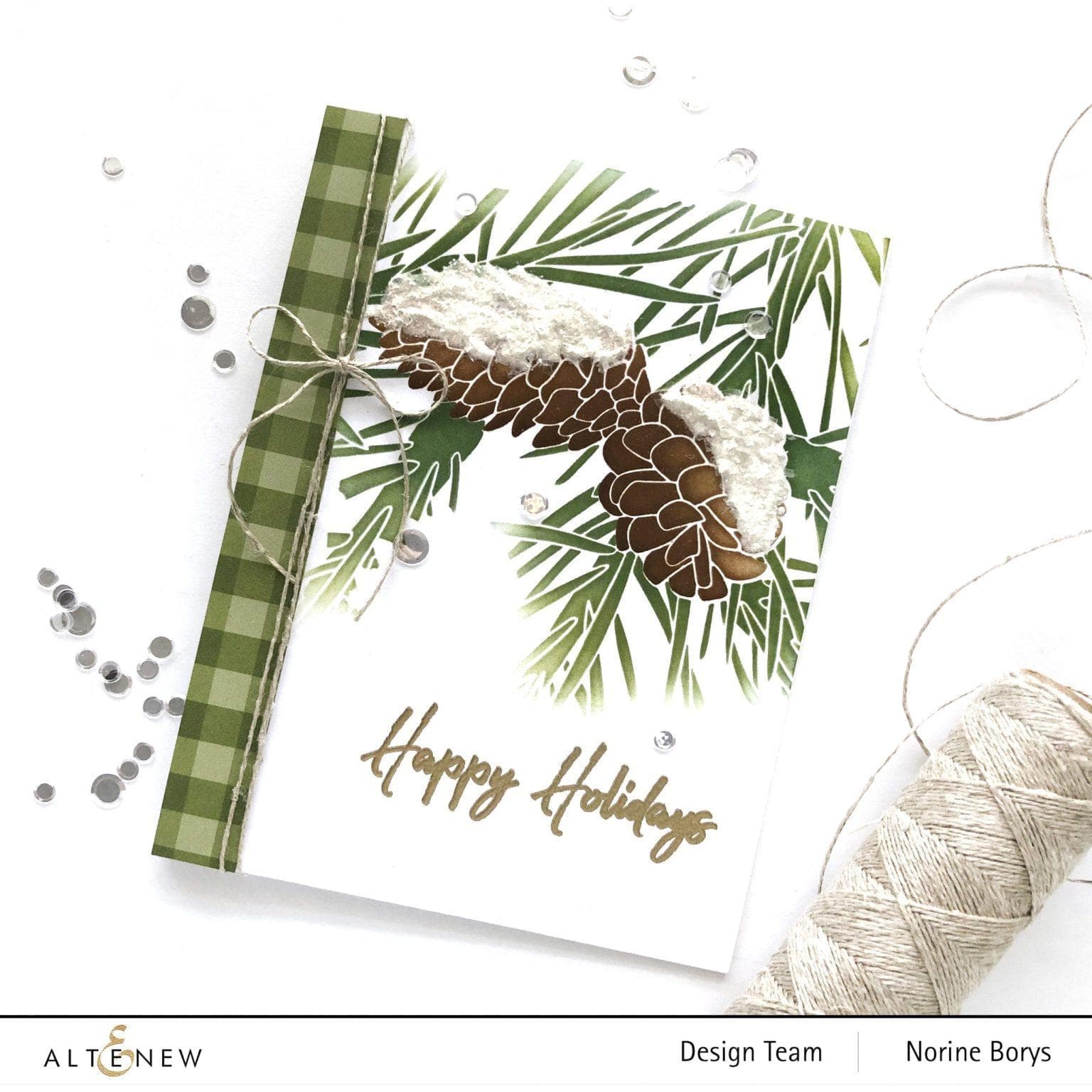 Classic Pines Stencil Set (2 in 1) – Altenew