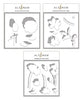 Altenew Amazing Astrology Mask Stencil Bundle featuring detailed celestial and zodiac designs for creative crafting projects.