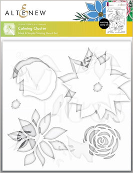 EXP Factors Stencil Calming Cluster Simple Coloring Stencil Set (3 in 1)