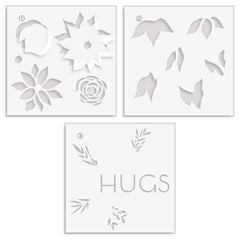 EXP Factors Stencil Calming Cluster Simple Coloring Stencil Set (3 in 1)