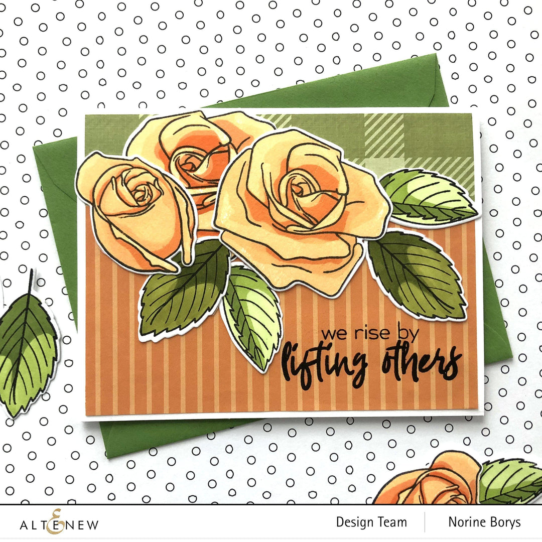 Photocentric Stencil Cartoon Rose Mask Stencil