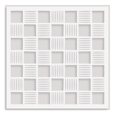 Checkerboard Tiles Background Stencil