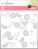 EXP Factors Stencil Citrus Fruits Pattern Layering Stencil Set (4 in 1)
