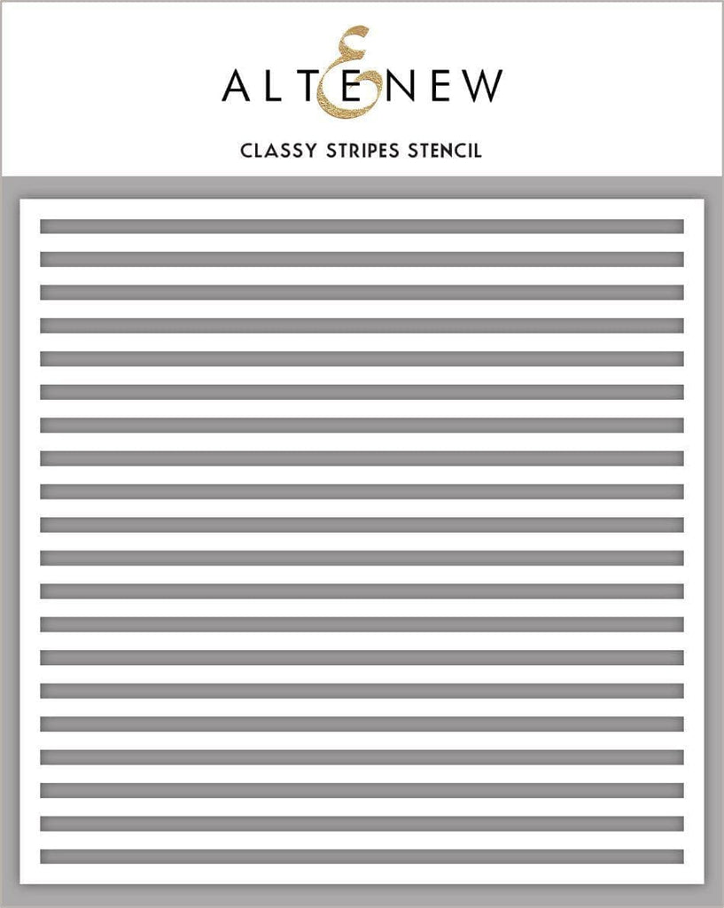 Classy Stripes Stencil