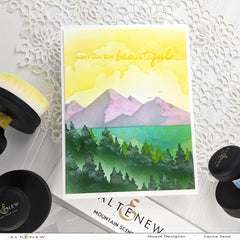 Photocentric Stencil Cloud Scene Stencil