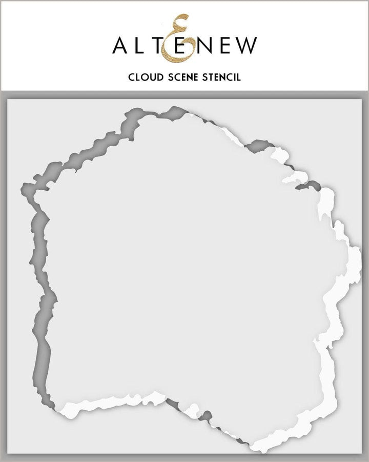 Photocentric Stencil Cloud Scene Stencil