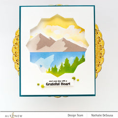 Photocentric Stencil Cloud Scene Stencil