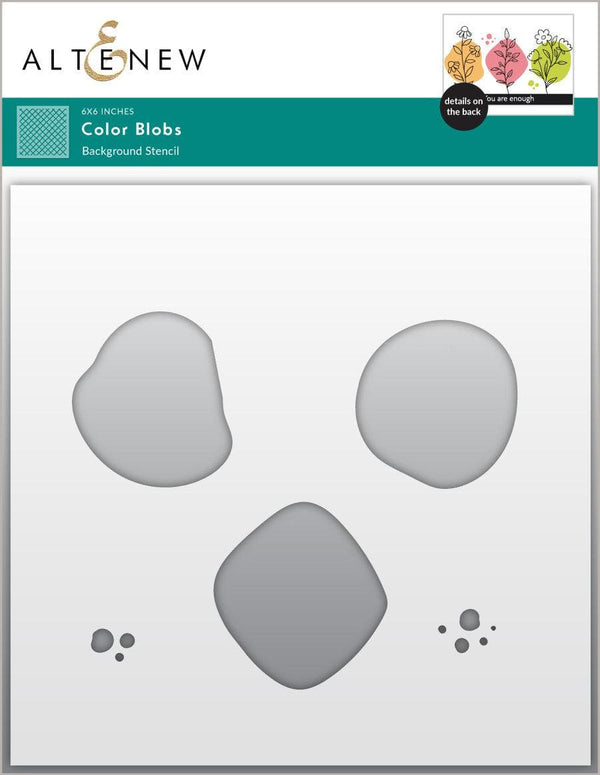 PMA Industries, Inc. Stencil Color Blobs Stencil