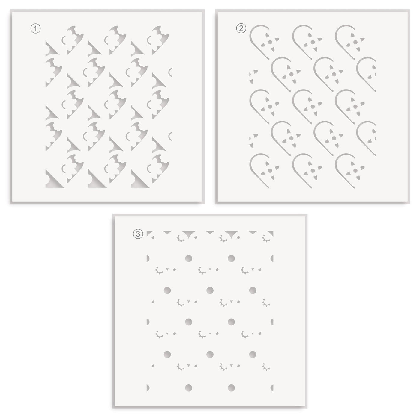 Dainty Hearts Stencil Set (3 in 1)