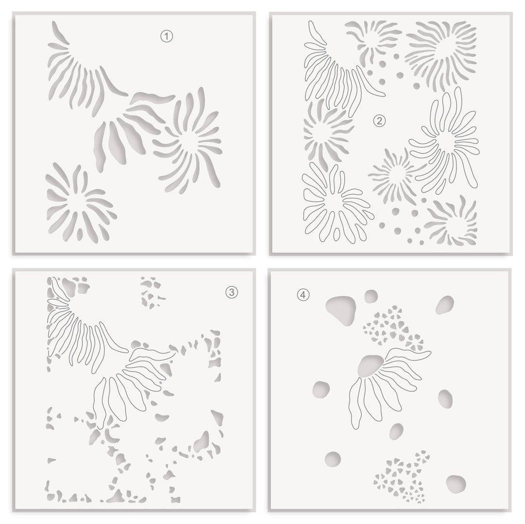 Daisy Craze Stencil Set (4 in 1)