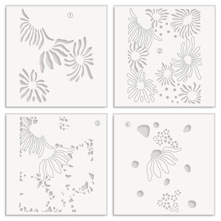 Daisy Craze Stencil Set (4 in 1)