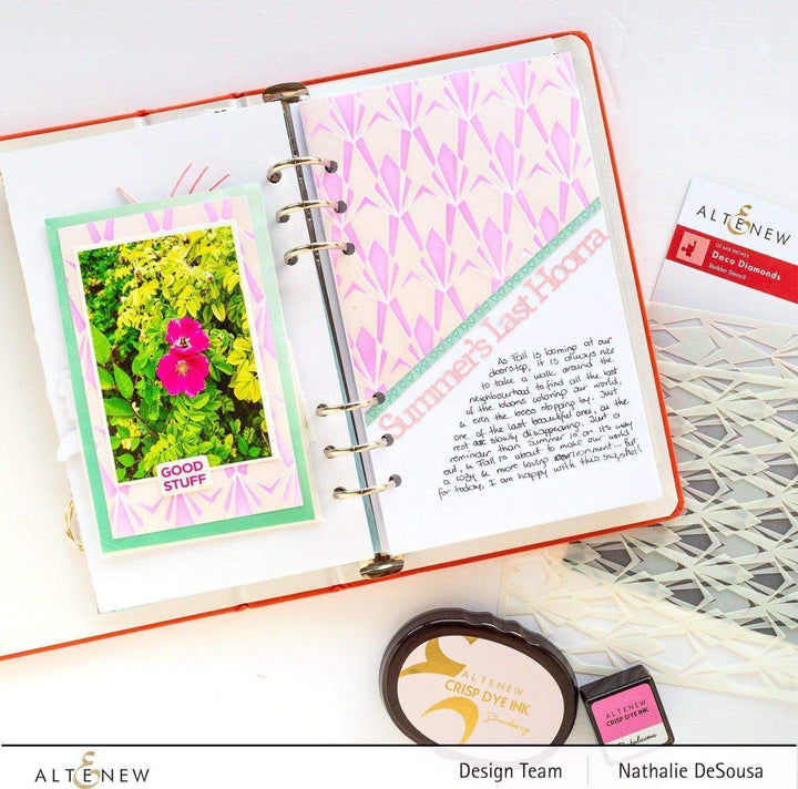 EXP Factors Stencil Deco Diamonds Stencil Set (2 in 1)