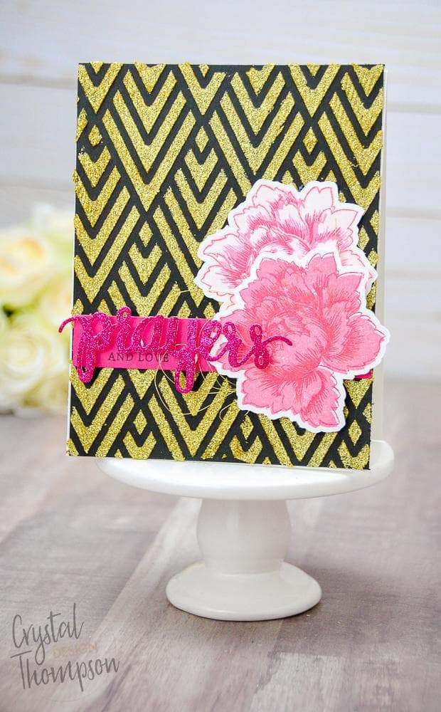 Photocentric Stencil Deco Wallpaper Stencil