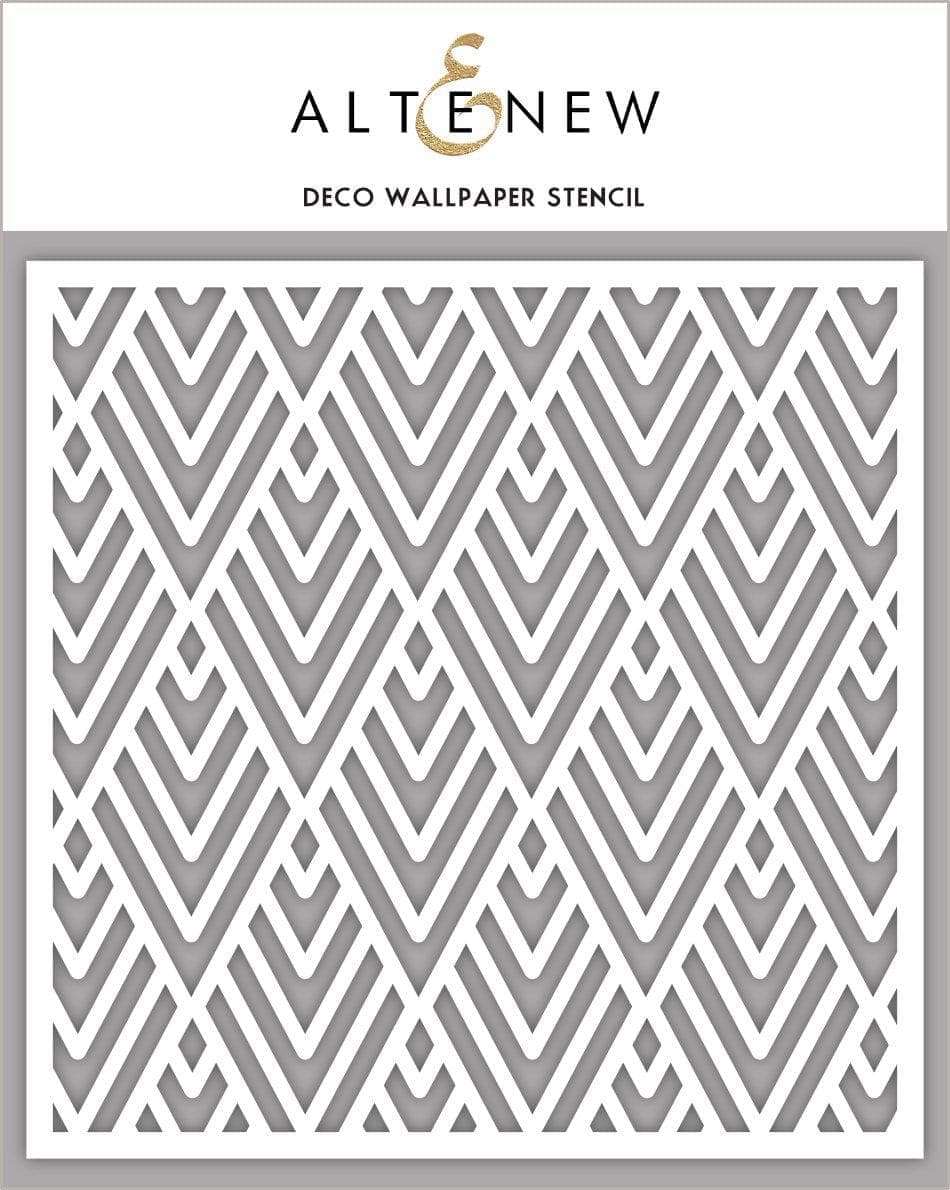 Photocentric Stencil Deco Wallpaper Stencil