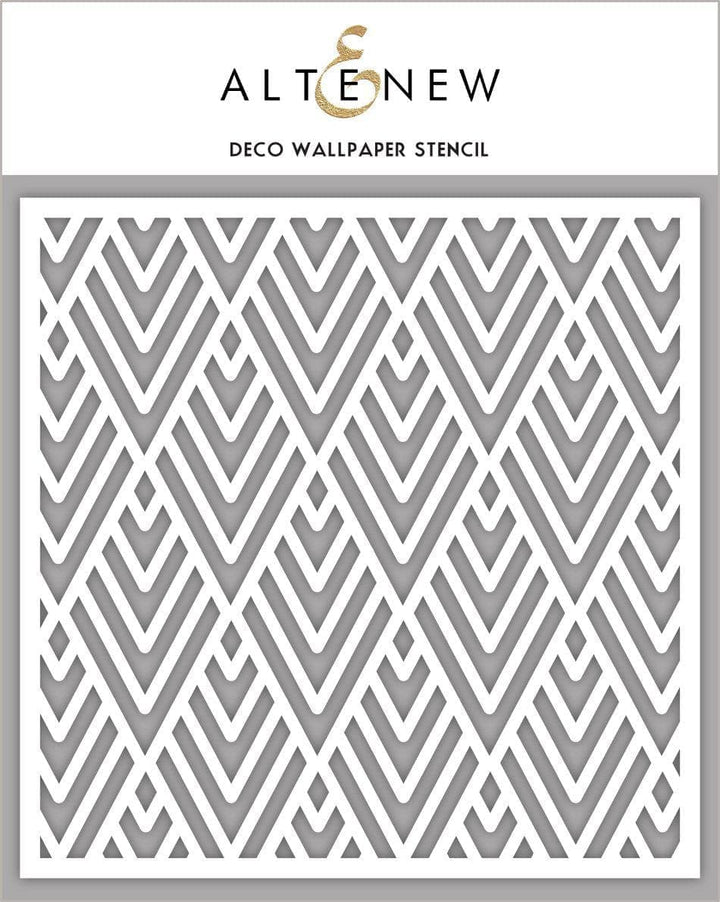 Photocentric Stencil Deco Wallpaper Stencil