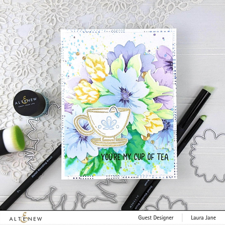 Altenew Stencil & Die Bundle Flower Bunch Layering Stencil & Die Bundle